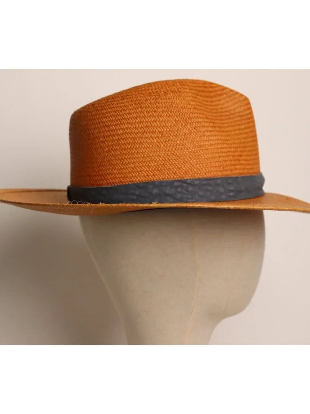 Janessa Leone Panton Short Brim Panama Straw Hat